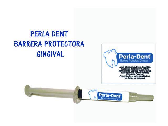 PERLA-DENT (BARRERA PROTECTORA GINGIVAL)     Información del producto en la pestaña Productos.