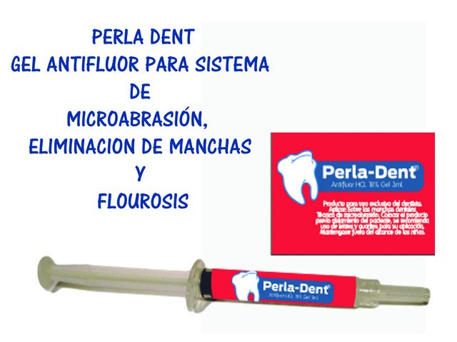 PERLA-DENT (ANTIFLUOR HCL 18%)     Información del producto en la pestaña Productos.